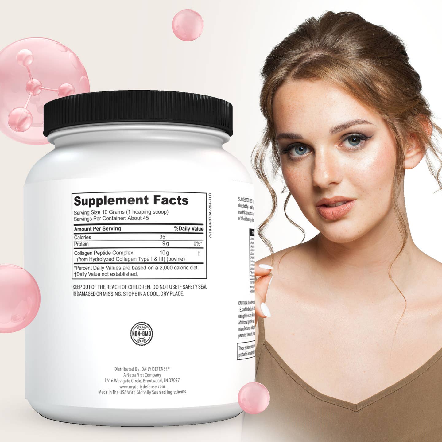 Collagen Powder | Supports Hair, Skin, Nails, Joints, Bones